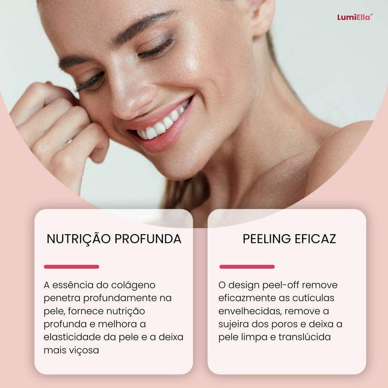 CollagenGlow™ – Máscara Facial de Colágeno + Brinde