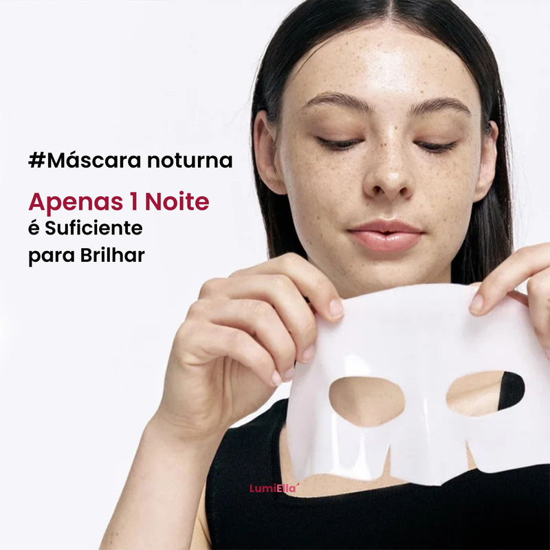 GlowDerm™ – Máscara de Colágeno Para Hidratar, Firmar e Rejuvenescer Sua Pele!