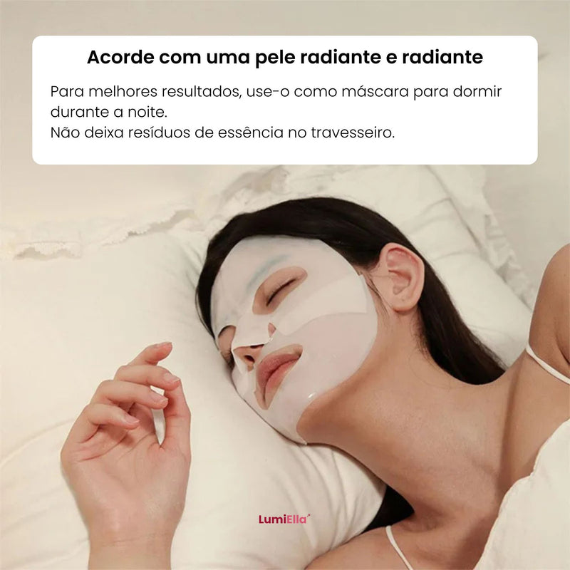 GlowDerm™ – Máscara de Colágeno Para Hidratar, Firmar e Rejuvenescer Sua Pele!