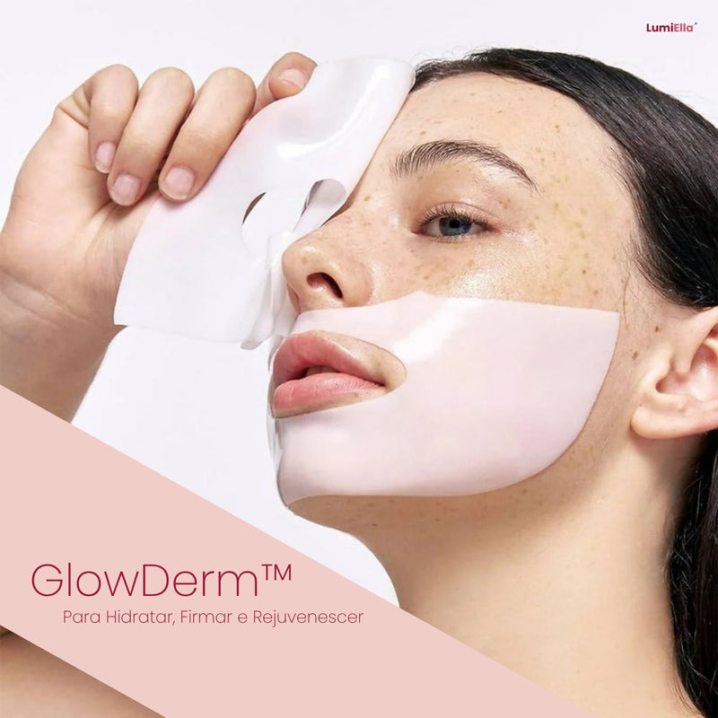 GlowDerm™ – Máscara de Colágeno Para Hidratar, Firmar e Rejuvenescer Sua Pele!