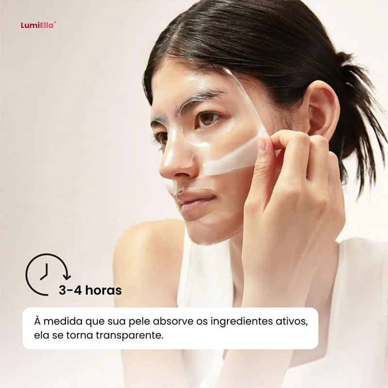 GlowDerm™ – Máscara de Colágeno Para Hidratar, Firmar e Rejuvenescer Sua Pele!